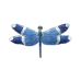 Blue Banded Dragonfly pin
