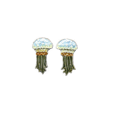 Jellyfish Lagoon post earrings 