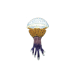 Jellyfish Spotted pin