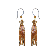 Meerkat earrings 