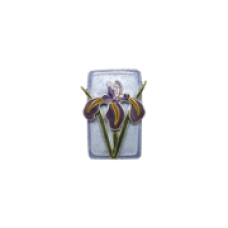 Japanese Iris Pin