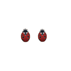 Ladybug post earrings