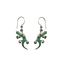 Art Gecko earrings