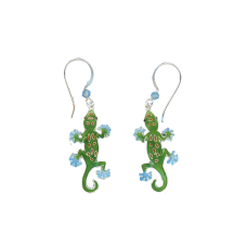 Gecko earrings 