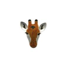 Giraffe Face pin