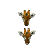 Giraffe Face post earrings 