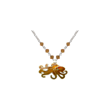 Octopus small necklace