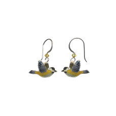 Chickadee (Bright Yellow) earrings