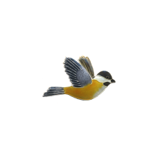 Chickadee (Bright Yellow) pin