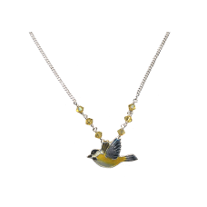 Chickadee (Bright Yellow) small necklace