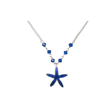 Sea Star (Dark Blue) small necklace