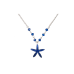 Sea Star (Dark Blue) small necklace