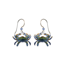Blue Crab earrings 
