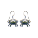 Blue Crab earrings 