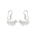 Alligator (White) earrings