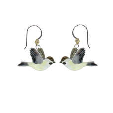 Chickadee (Light Yellow) earrings