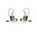 Chickadee (Light Yellow) earrings