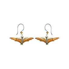 Fruit Bat earrings (horizontal)