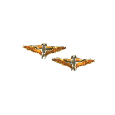Fruit Bat post earrings (horizontal)