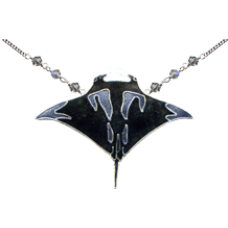Manta Ray large necklace